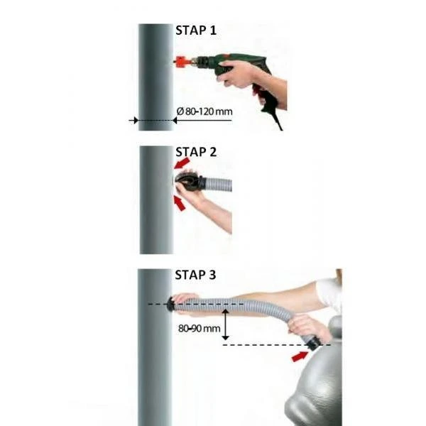 Verbinding Regenpijp - Regenton Ca 50 Cm 5 Verbinding Regenpijp - Regenton Ca 50 Cm - Afbeelding 3